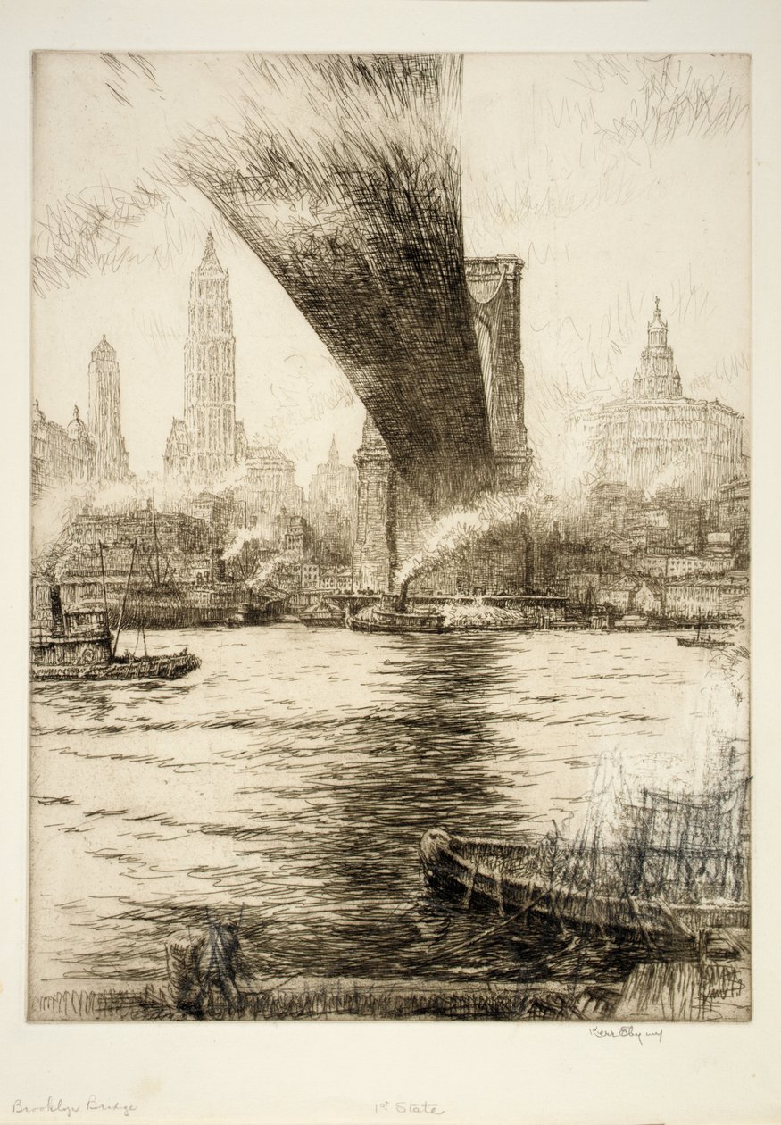 Brooklyn Bridge door Kerr Eby