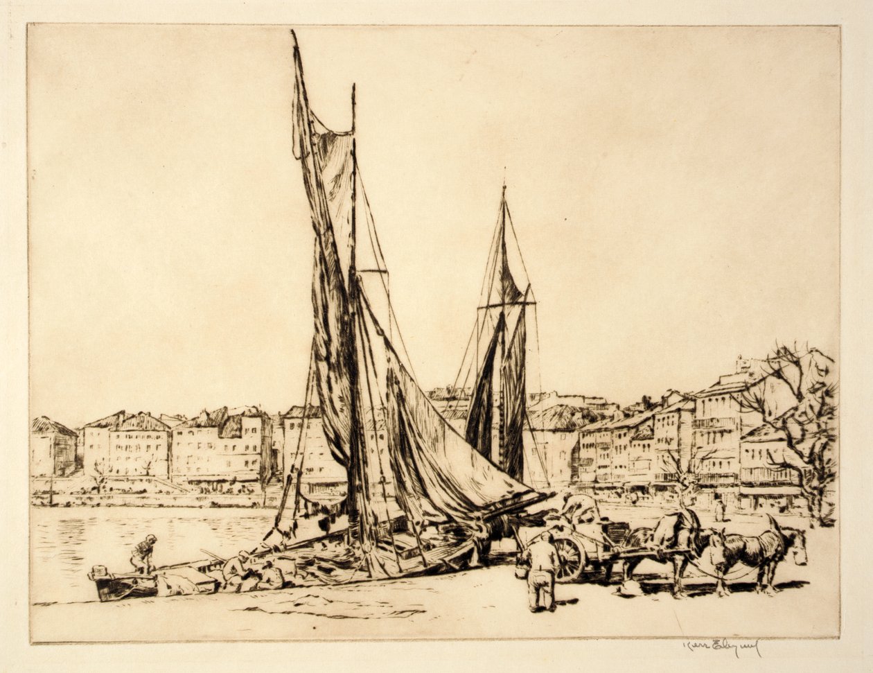 Haven van La Ciotat door Kerr Eby