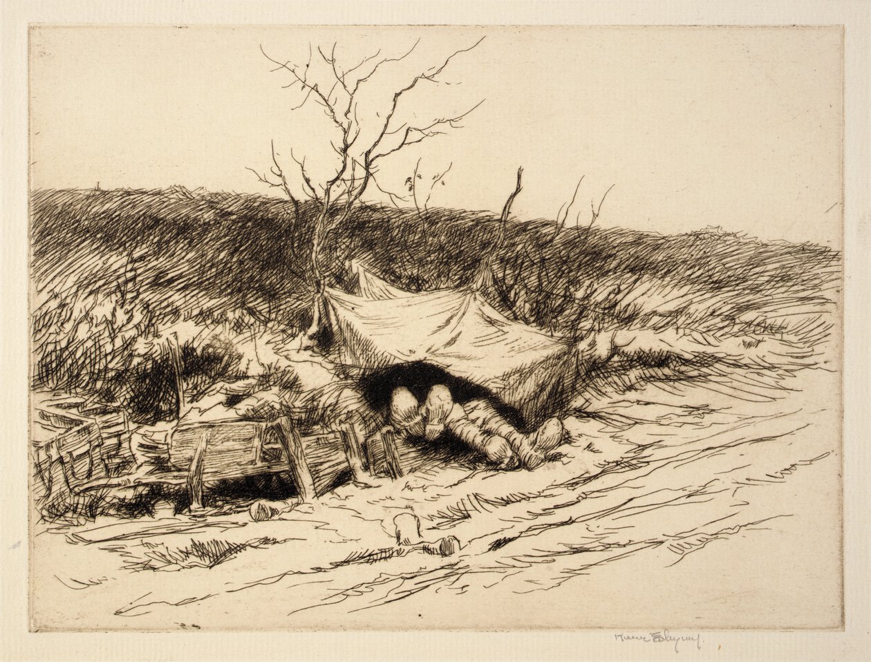 Onderdak voor de nacht door Kerr Eby