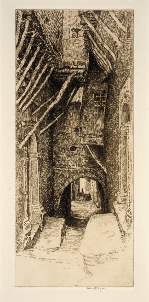 Trappen en deuropeningen (straat van de Rode Zee) door Kerr Eby