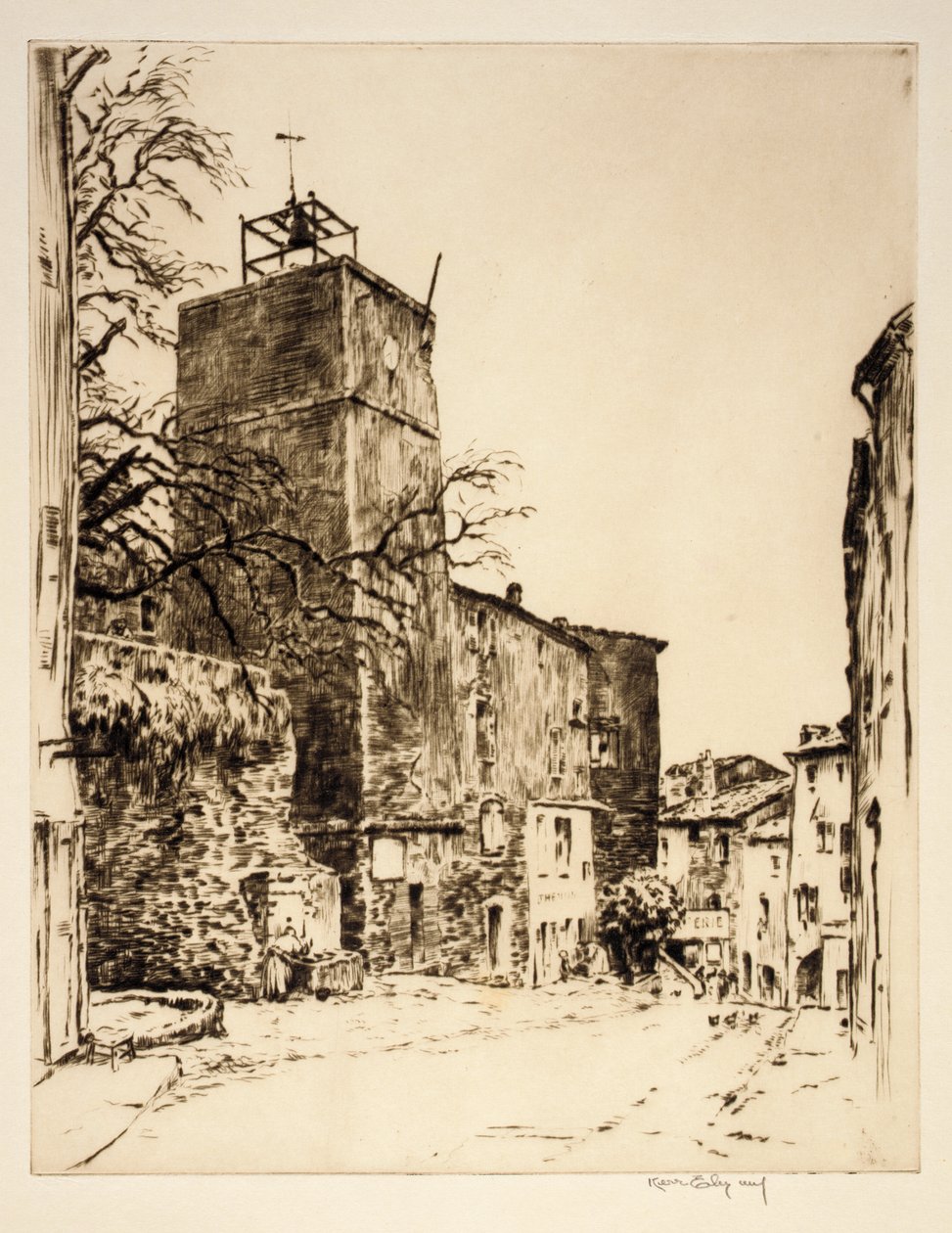 De klokkentoren door Kerr Eby