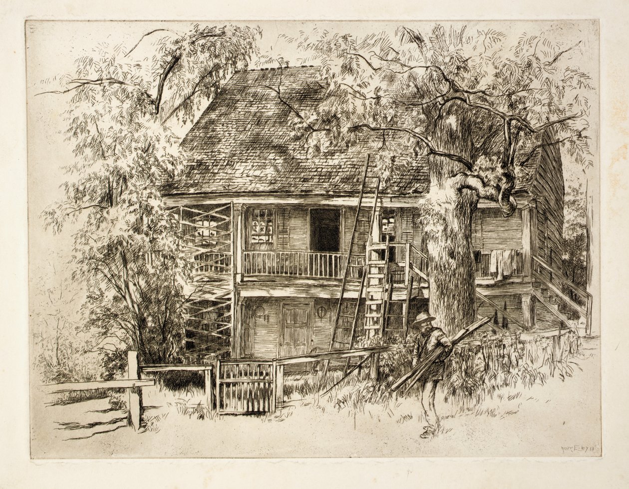 Het oude huis door Kerr Eby