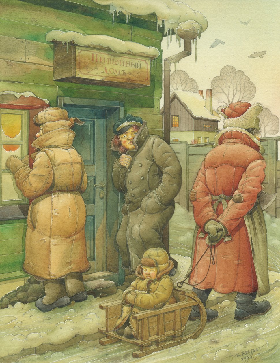 Russisch Tafereel 02 door Kestutis Kasparavicius