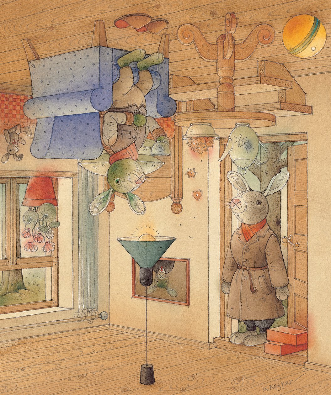 Twee Konijnen door Kestutis Kasparavicius