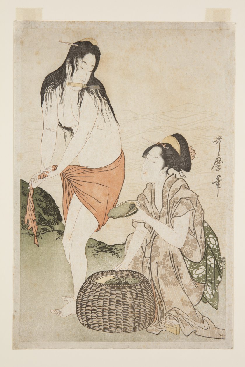Abalone-duikers door Kitagawa Utamaro