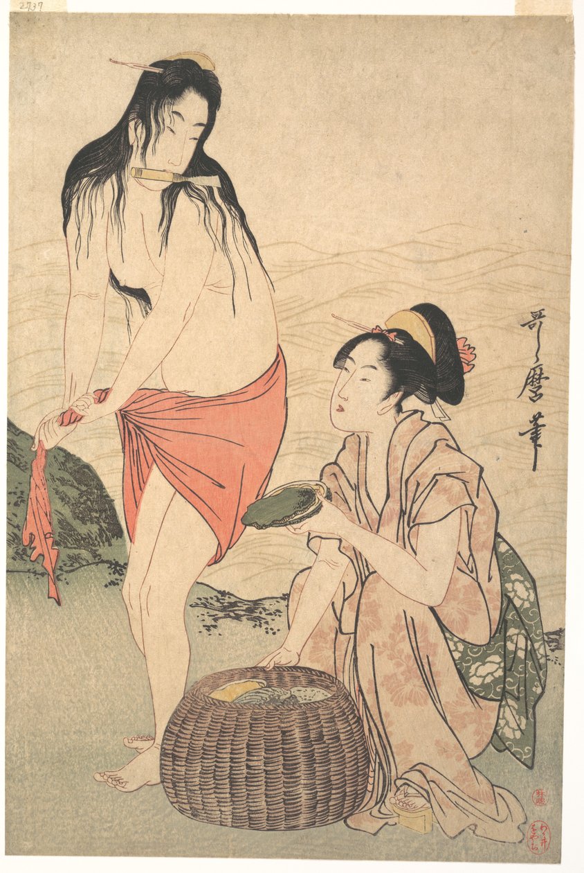 Abalone Divers door Kitagawa Utamaro