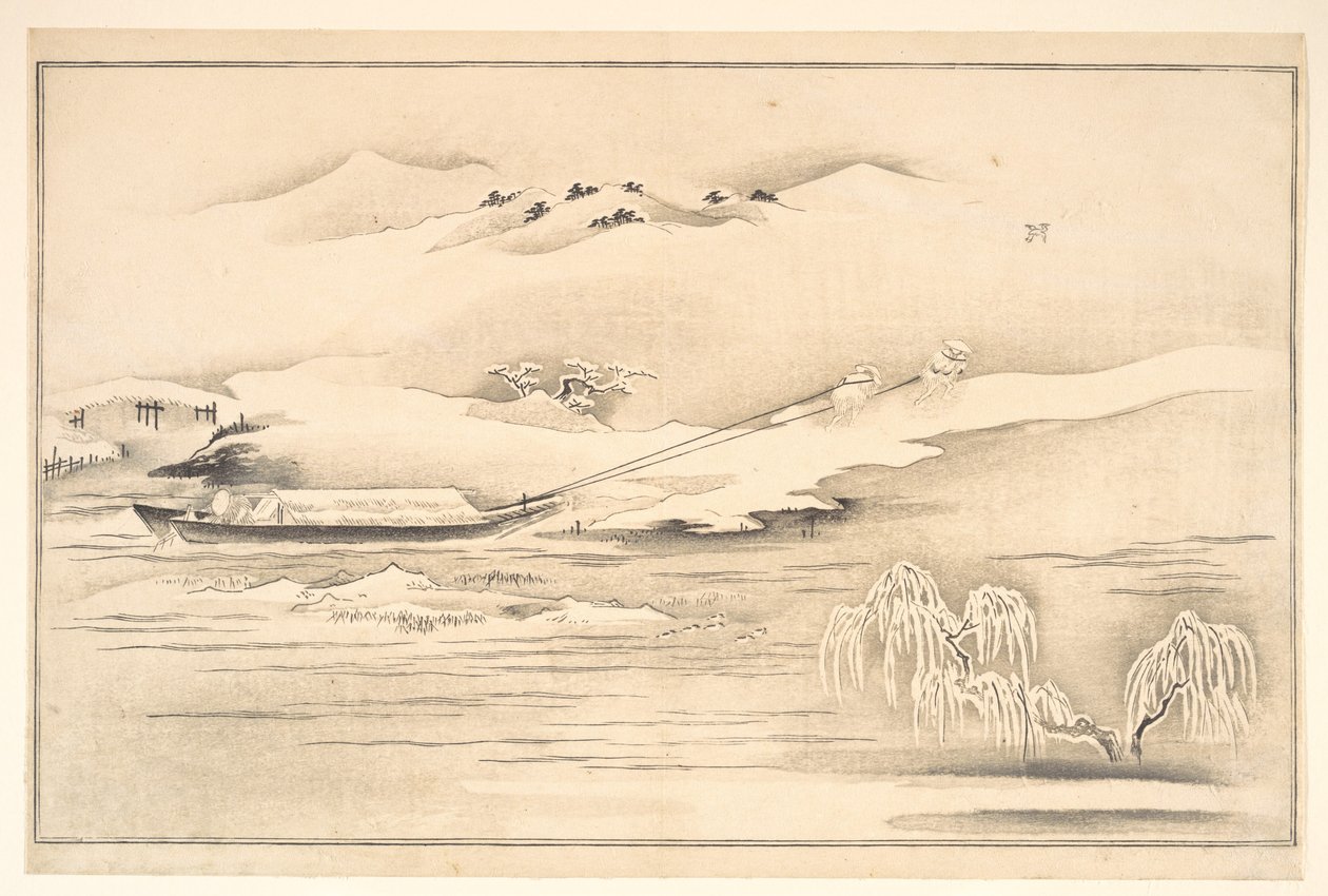 Boek van Ehon Ginsekai (De wereld in zilver) door Kitagawa Utamaro