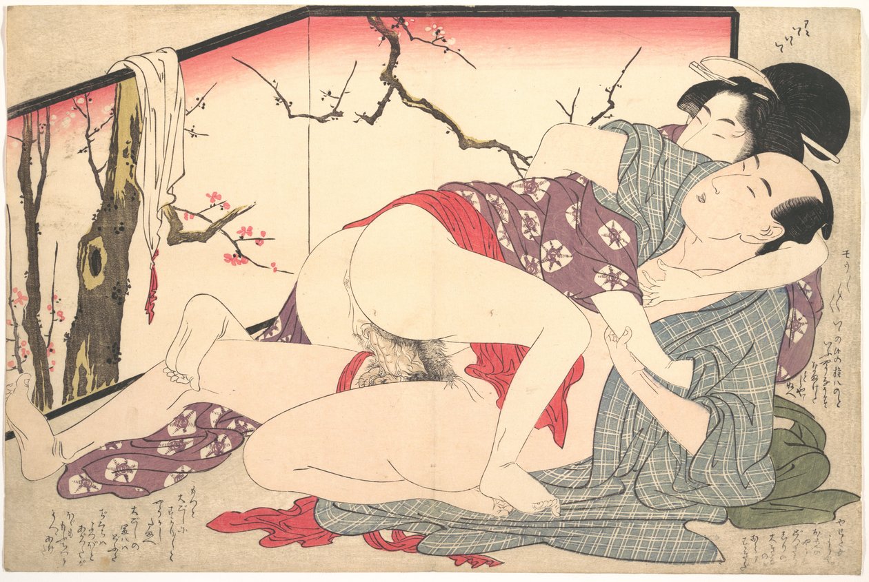 Erotische prent door Kitagawa Utamaro