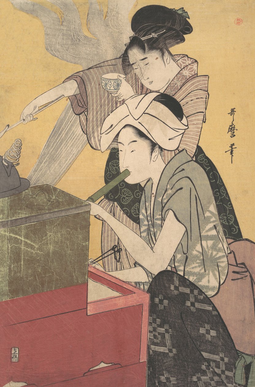 In de Keuken, ca. 1794-95 door Kitagawa Utamaro