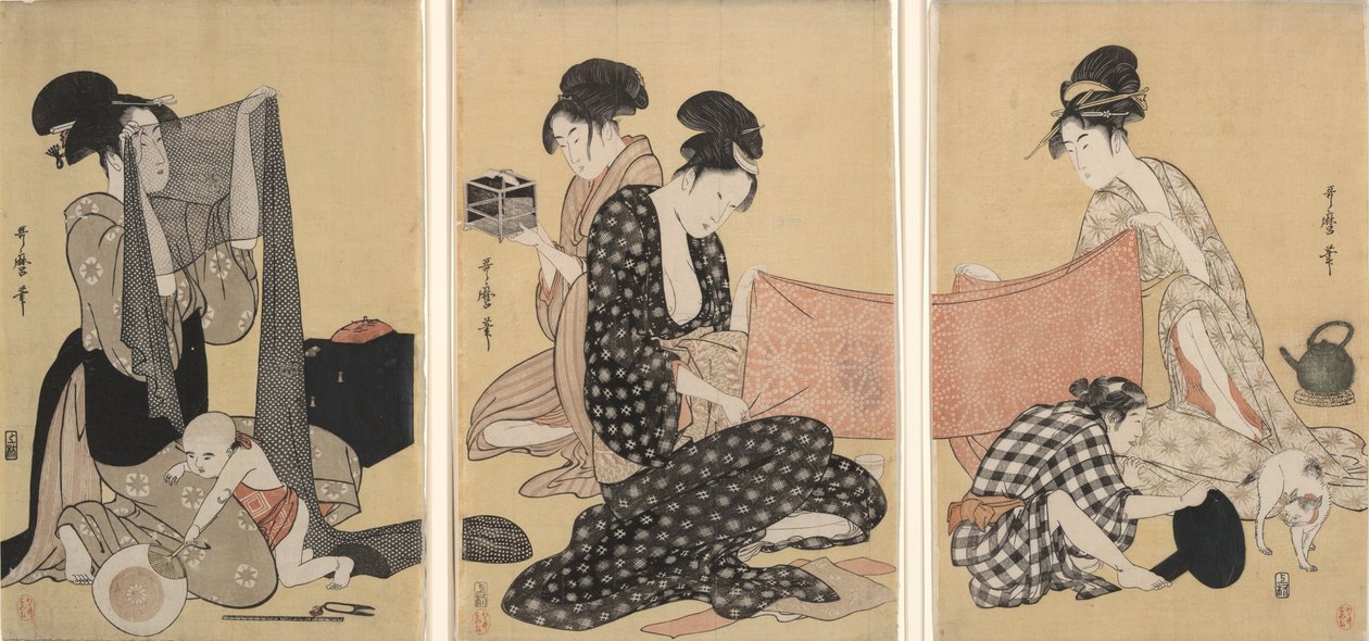 Handwerk door Kitagawa Utamaro