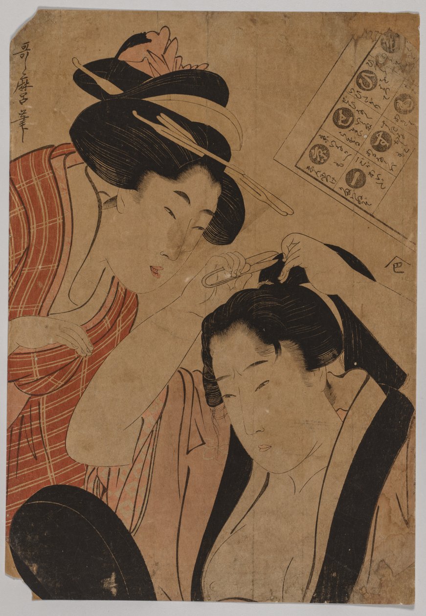 Geen titel door Kitagawa Utamaro