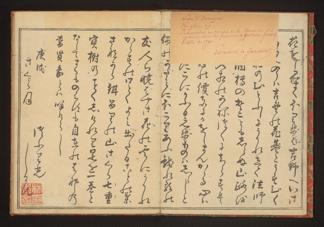 Voorwoord door Kitagawa Utamaro