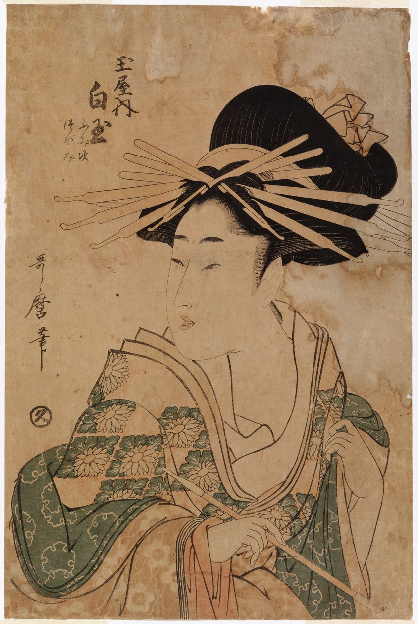 Zonder titel door Kitagawa Utamaro