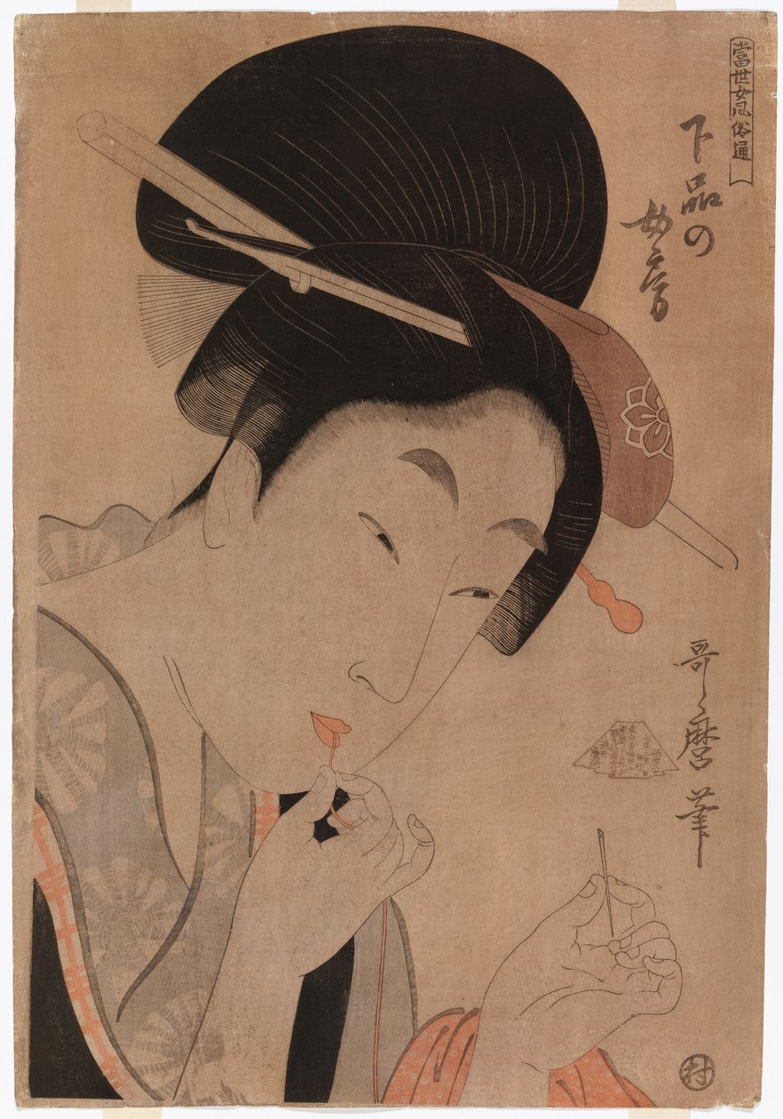 Zonder titel door Kitagawa Utamaro