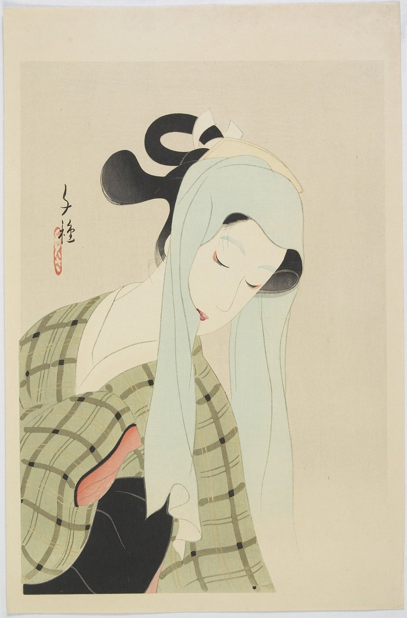 Ochiyo uit Chikamatsu Play Shinj? yoi g?shin door Kitani Chigusa Kitani Chigusa