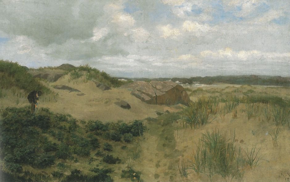 Kustlandschap door Kitty Lange Kielland