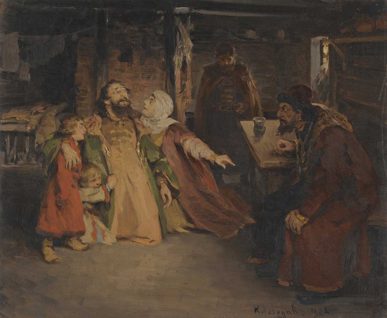 Ivan de Verschrikkelijke door Klavdi Vasilyevich Lebedev