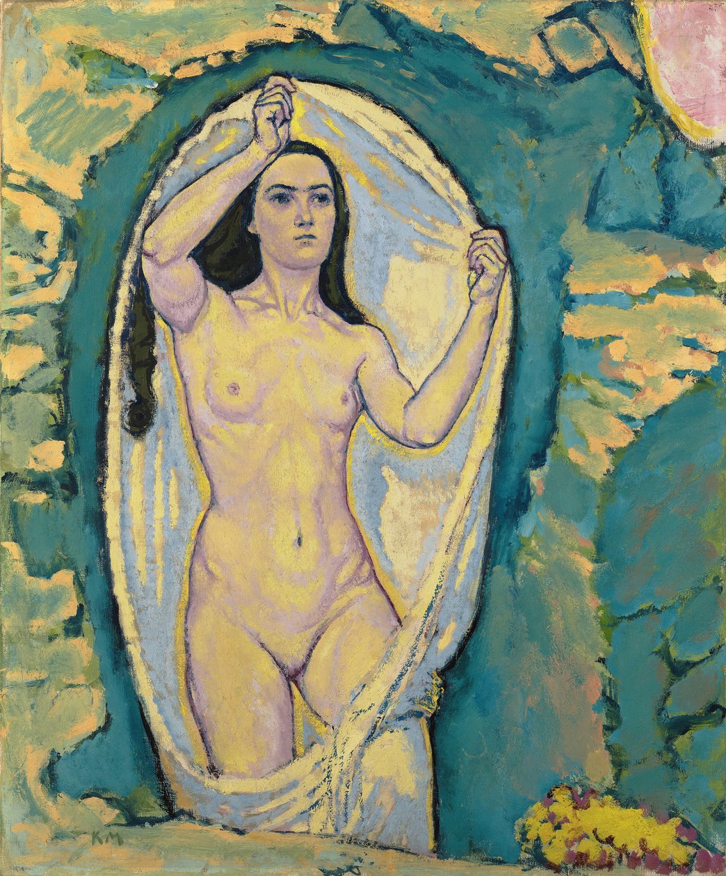 Venus in de grot door Koloman Moser