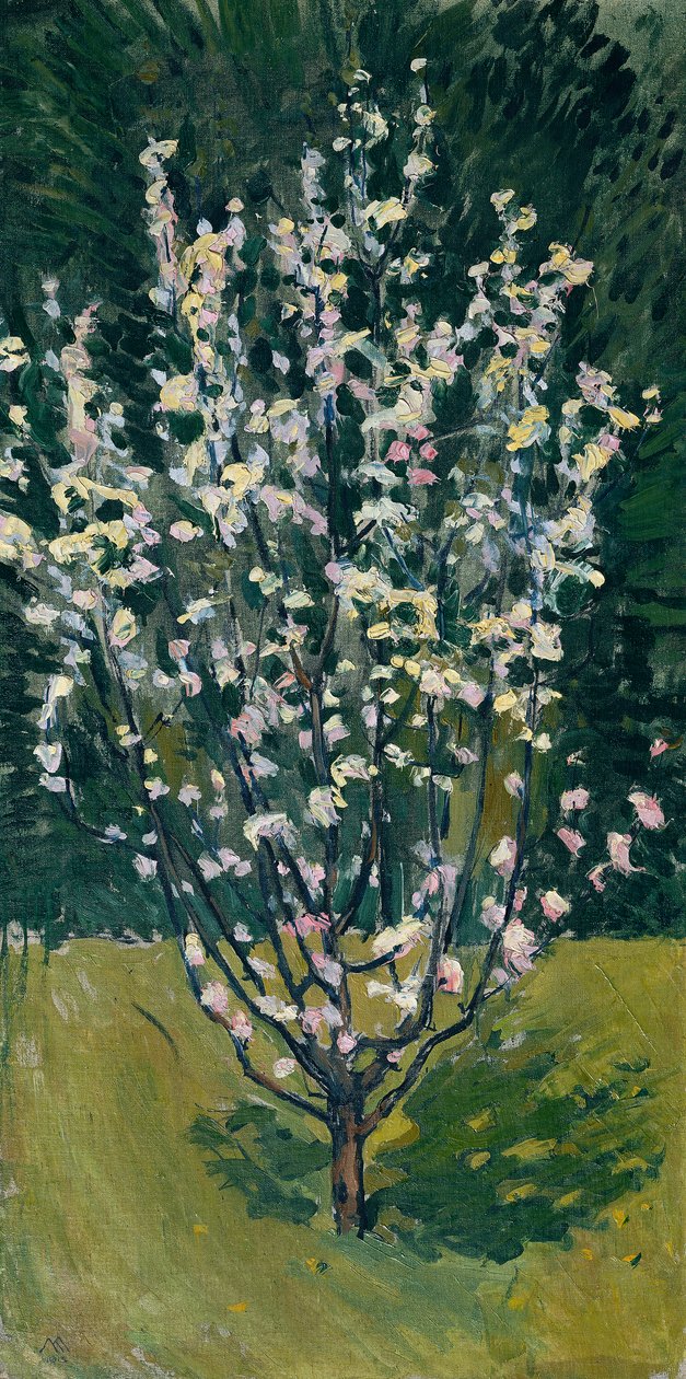 Bloeiende boom door Koloman Moser