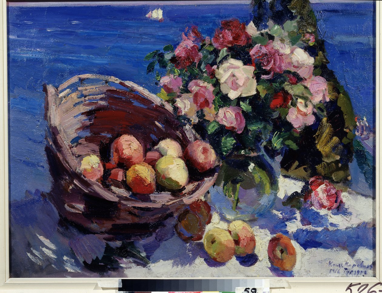 Gourzouf, Oekraïne door Konstantin Alekseevich Korovin