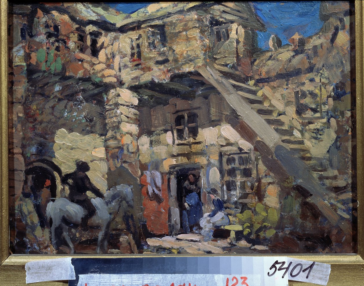 Decorontwerp voor het ballet Don Quichot van Leon Minkus door Konstantin Alekseevich Korovin