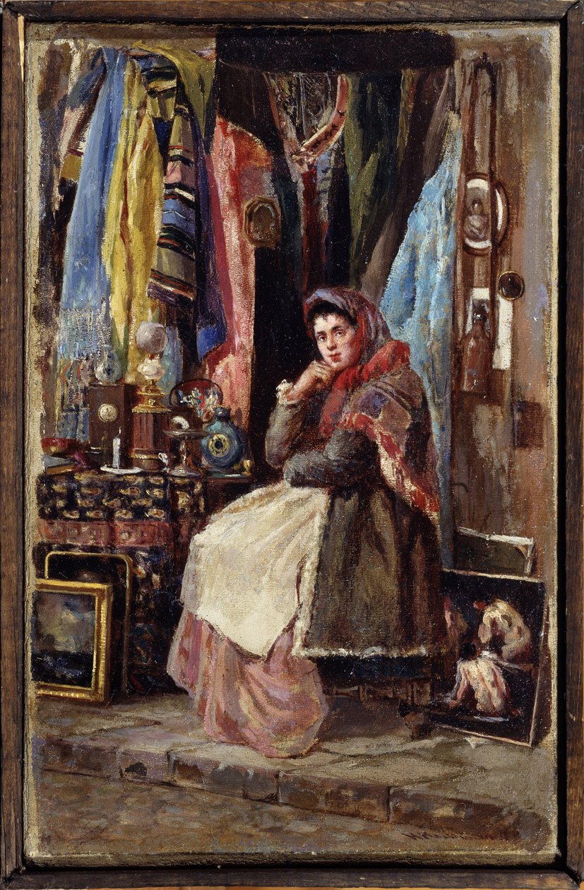 Curiosa winkel door Konstantin Egorovich Makovsky