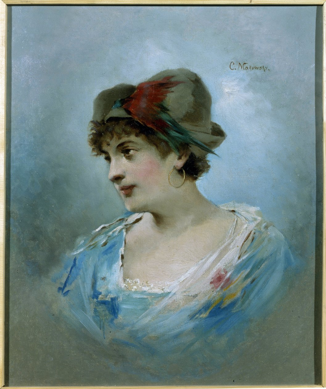 Portret van de ballerina Marie Petipa (1857-1930) door Konstantin Egorovich Makovsky