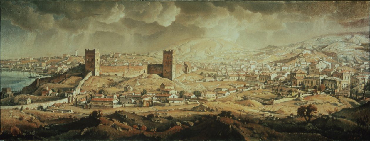 Feodosiya. De Krim, 1930 door Konstantin Fyodorovich Bogayevsky