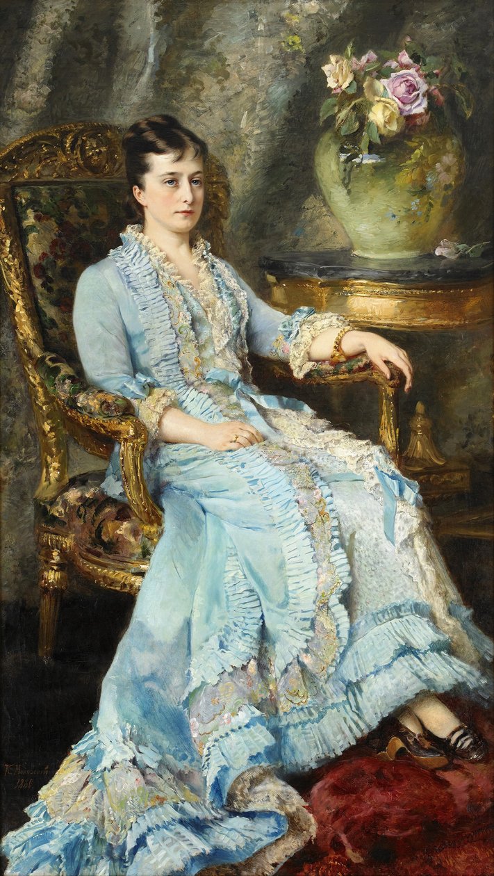 Portret van Catherine Dolgorukov (1847-1922) door Konstantin Makovsky