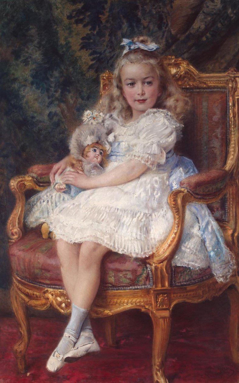 Portret van Varvara Bibikova door Konstantin Makovsky