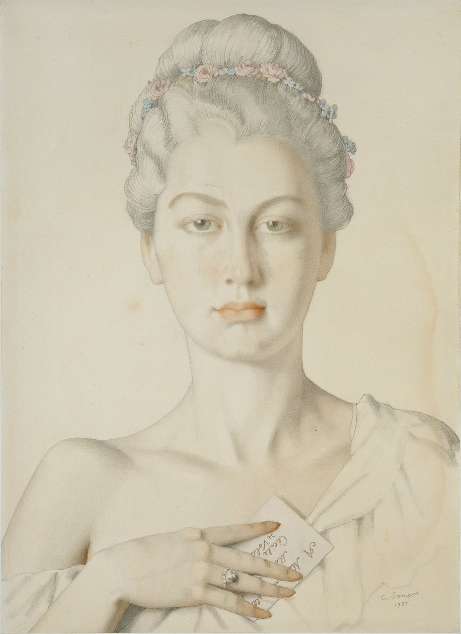 Imaginaire portret van Cécile de Volanges in Choderlos de Laclos