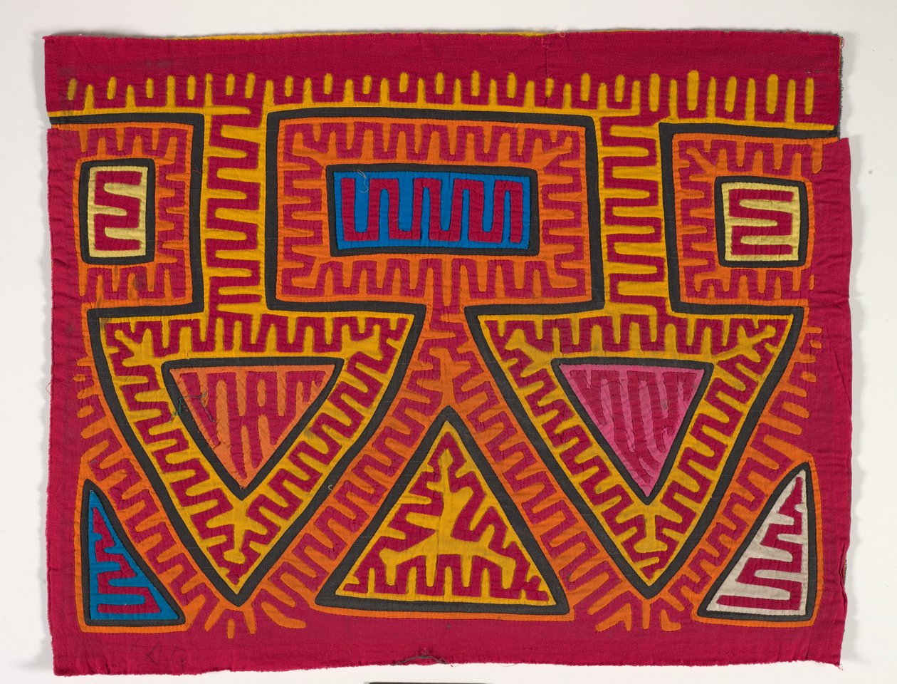 Shirt paneel (mola), ca. 1950 door Kuna Indian Culture