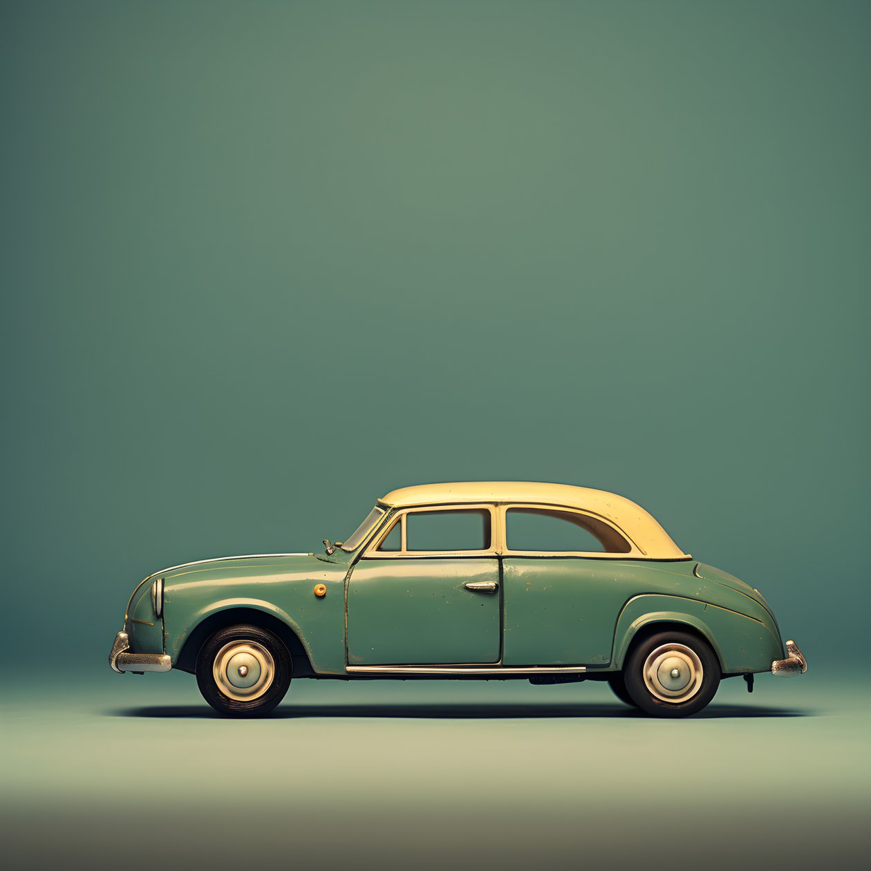 een grote en een kleine auto 1 door Kurt Heppke
