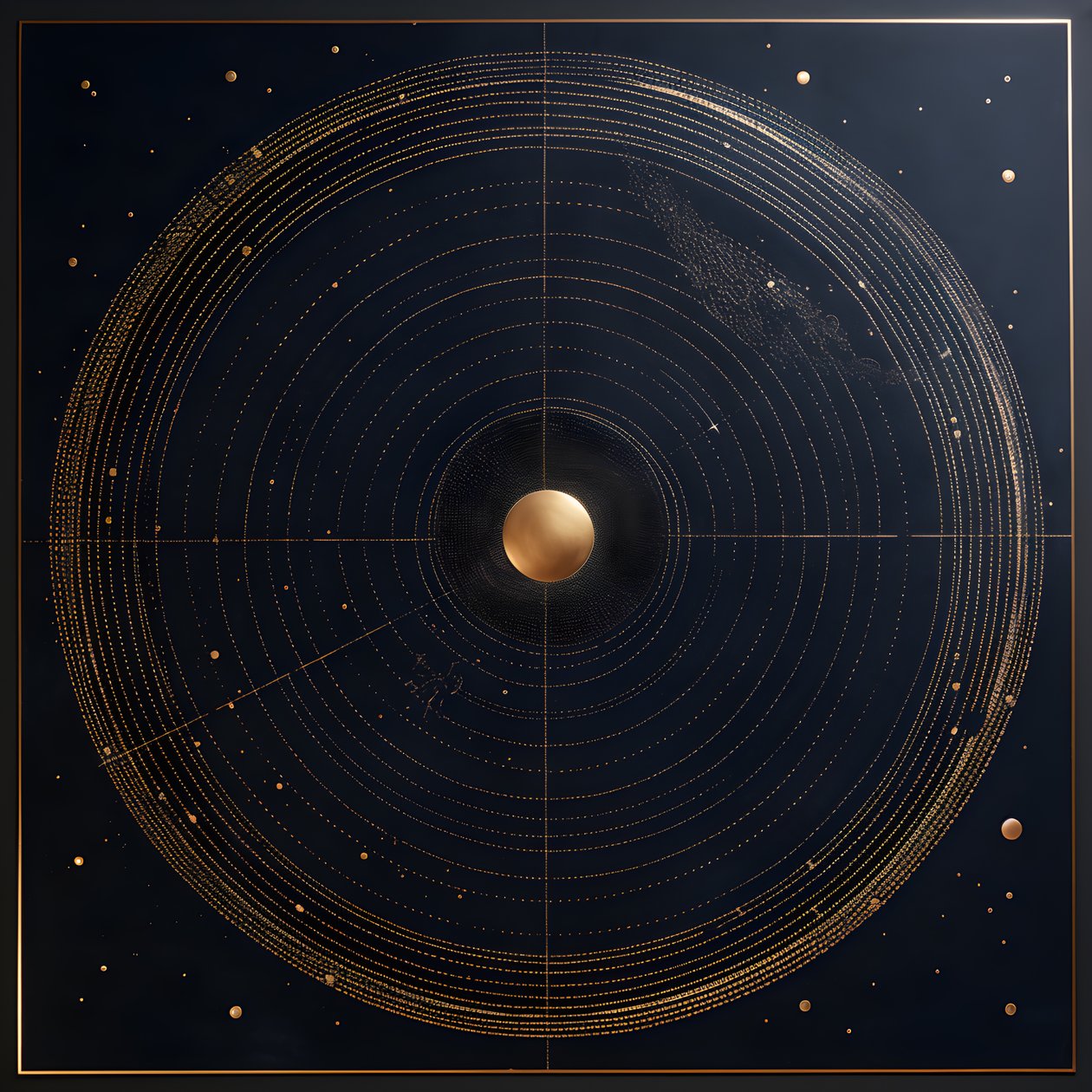 minimalistische astronomie door Kurt Heppke