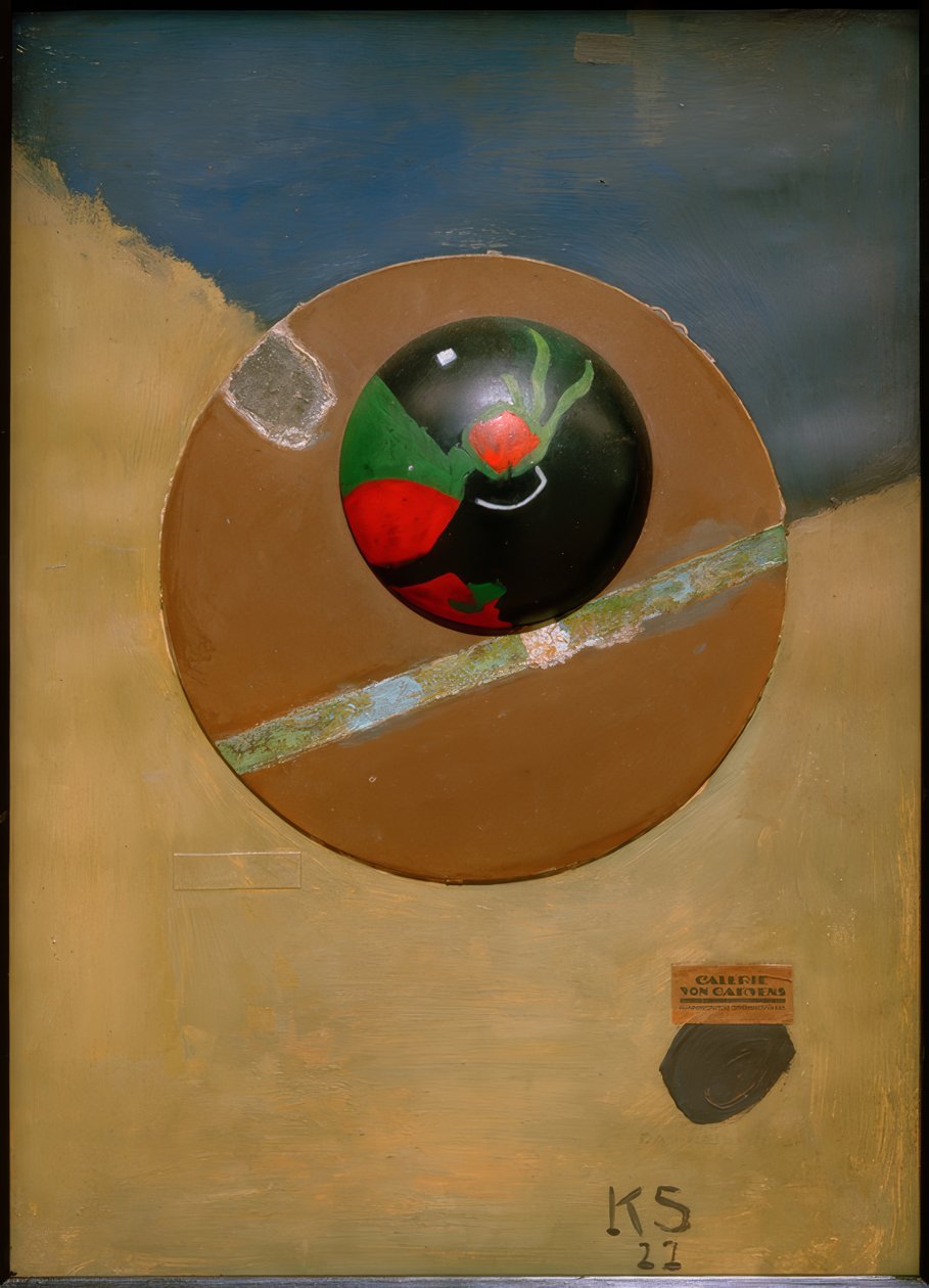 Merzbeeld 49 A door Kurt Schwitters