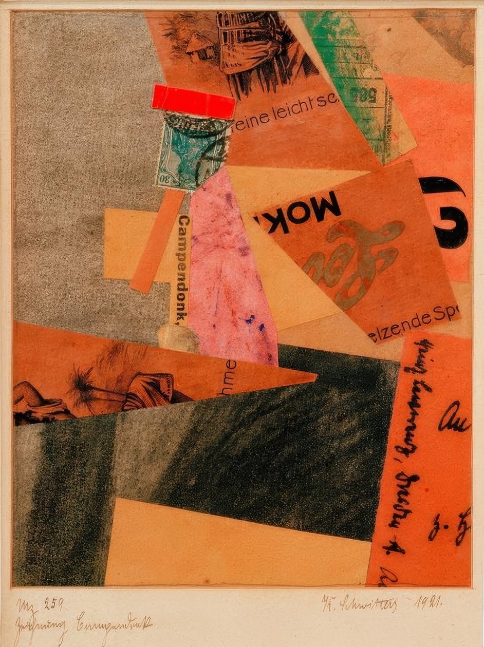 Mz 259 Tekening Campendonk door Kurt Schwitters