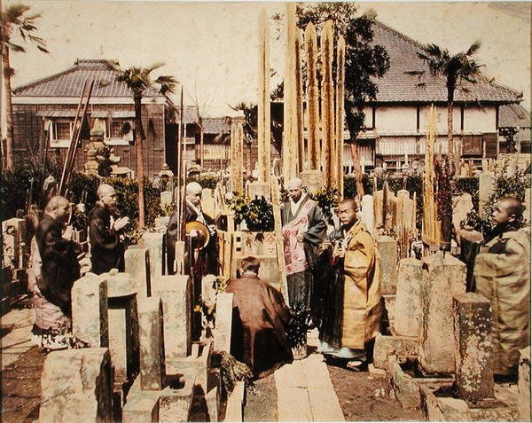 Een Japanse begrafenis door Kusakabe (attr. to) Kimbei