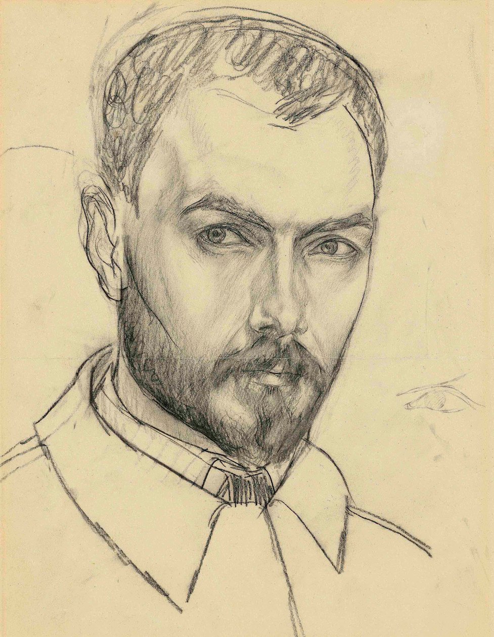 Zelfportret door Kuzma Sergeevich Petrov Vodkin