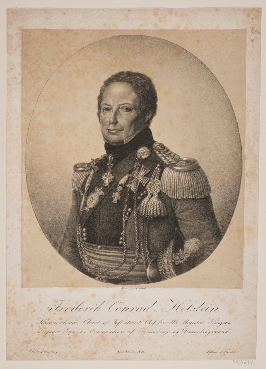 Frederik Conrad Holstein door L. Frænckel