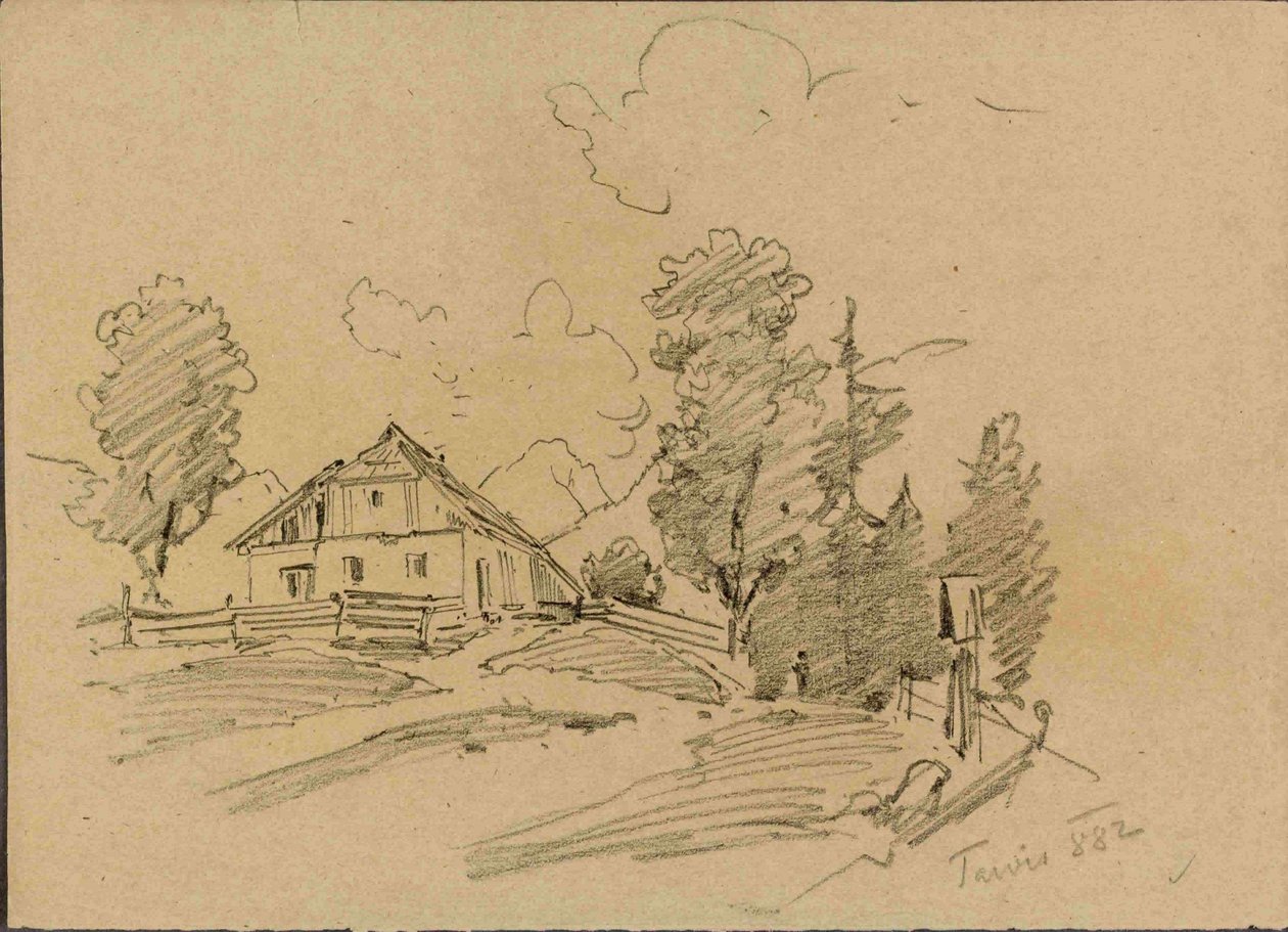 Motief uit Trbizan door Ladislav Benesch