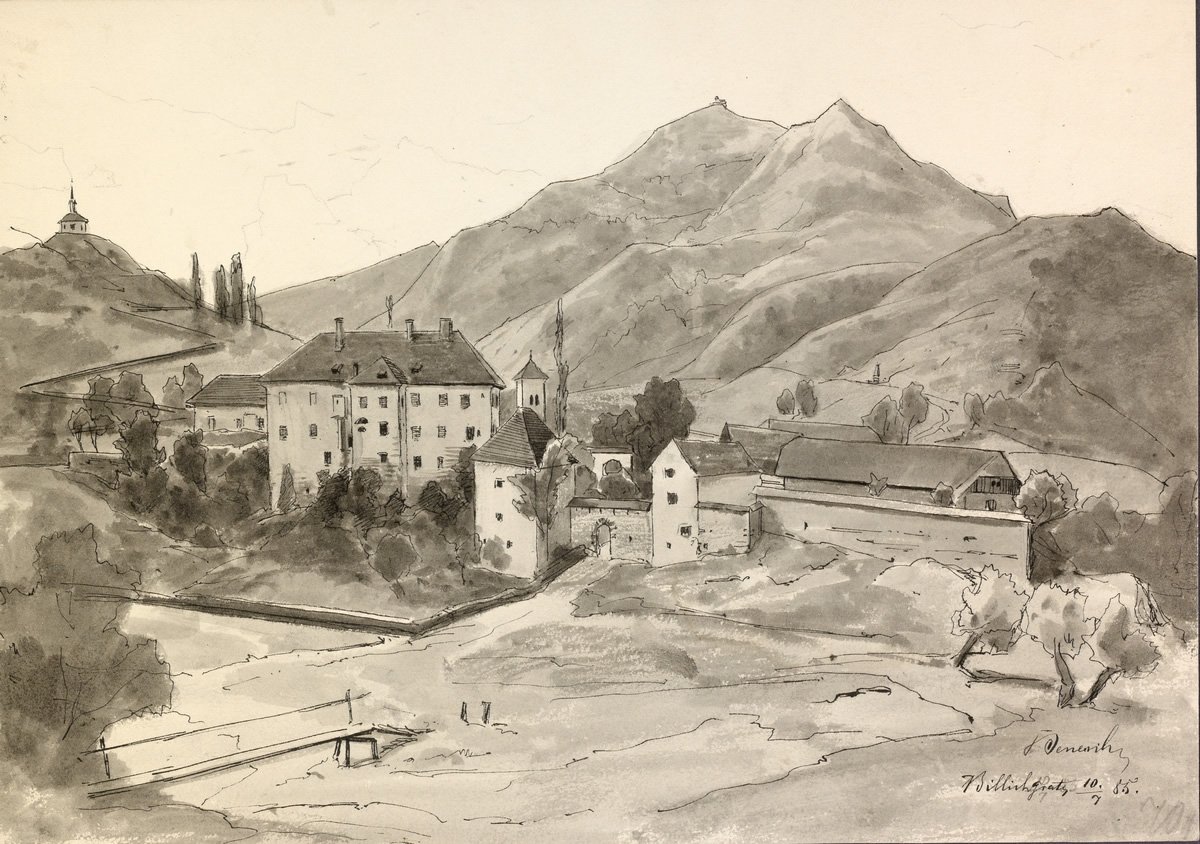 Polhov Gradec, landhuis door Ladislav Benesch