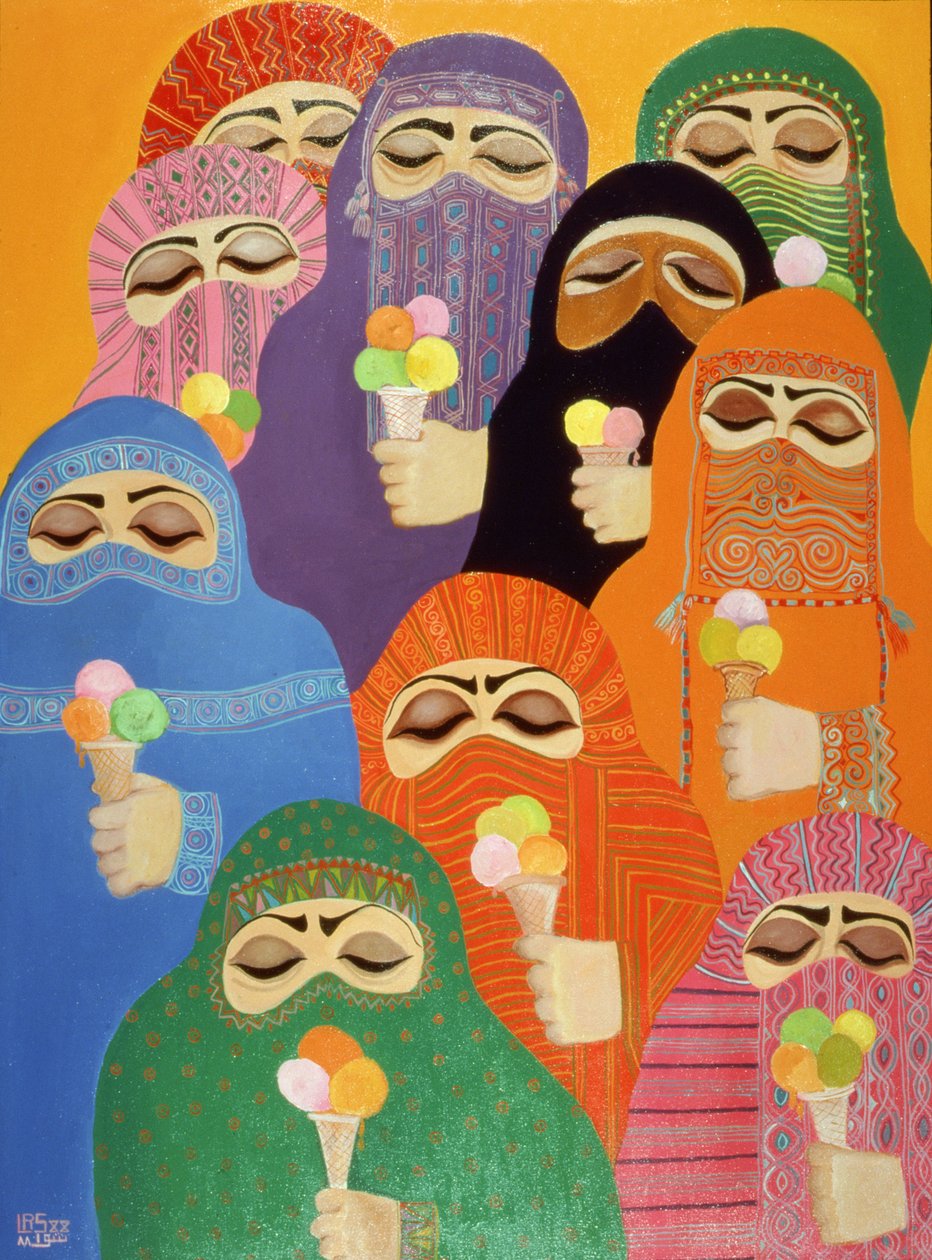De onmogelijke droom, 1988 door Laila Shawa