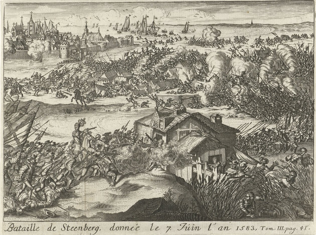 Bataille de Steenberg, 7 juni 1583 door Lamberecht Causé