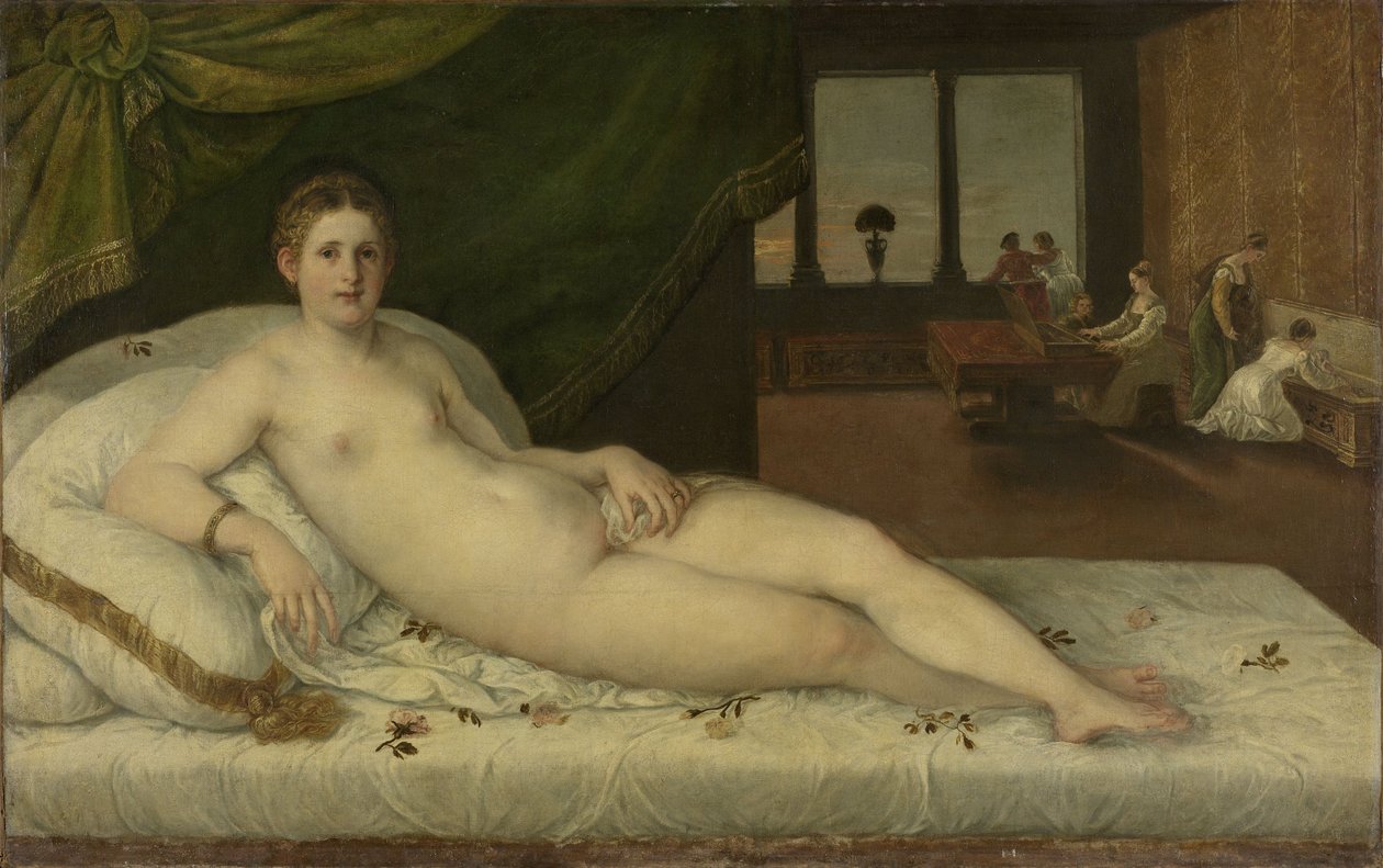 Liggende Venus, c.1540-60 door Lambert Sustris