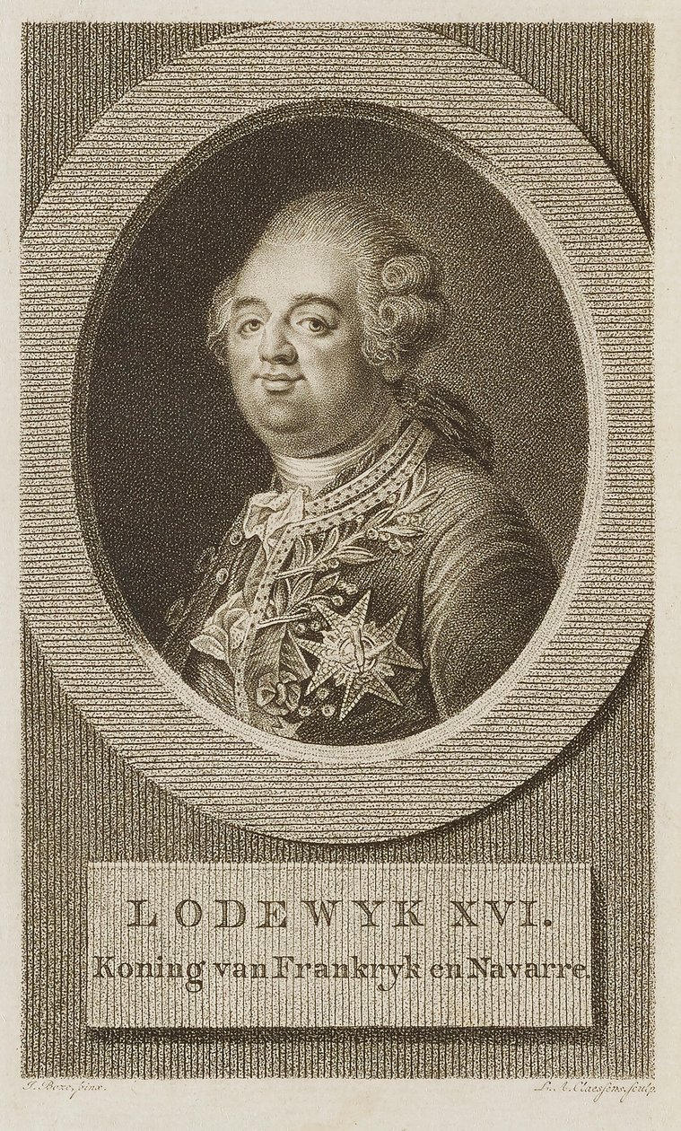 Lodewyk XVI door Lambertus Antonius Claessens