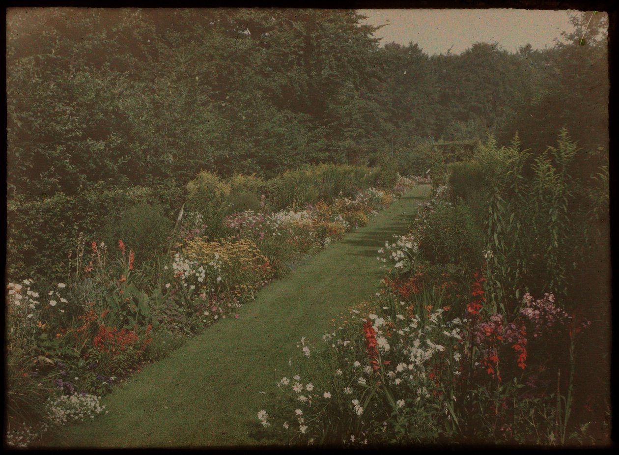 Tuin van het huis Kersbergen, Zeist door Lambertus Hendrik van Berk