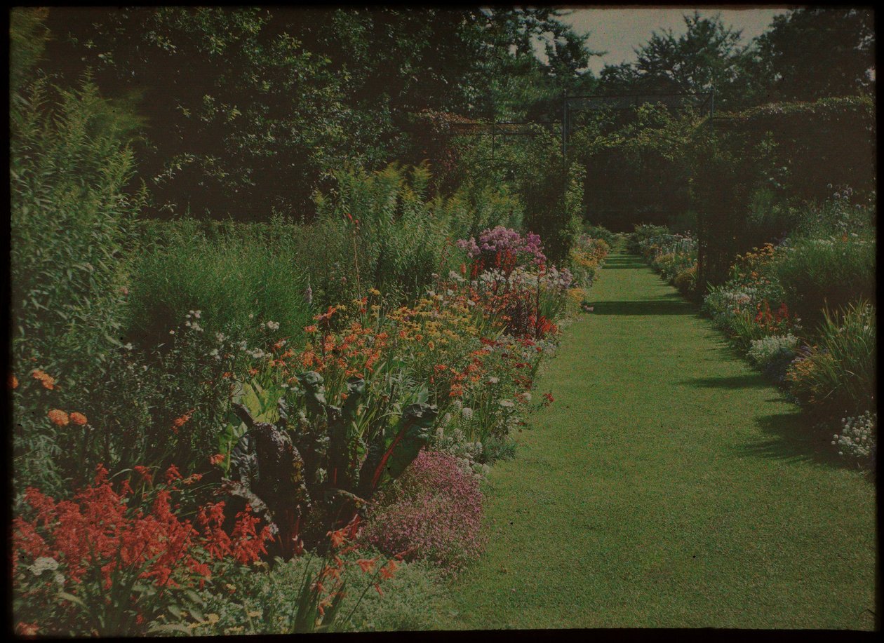 Tuin van het huis Kersbergen, Zeist door Lambertus Hendrik van Berk