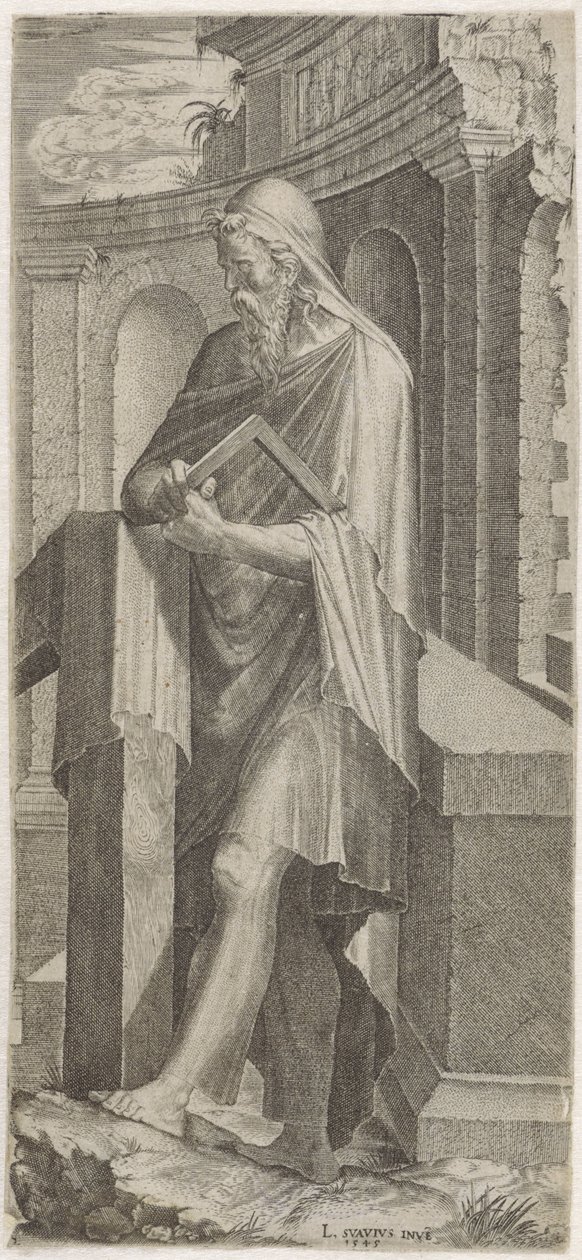 Apostel Judas Taddeüs door Lambertus Suavius