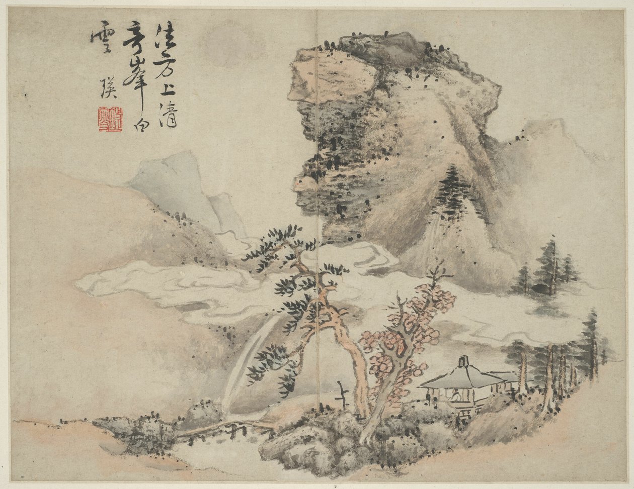 Landschap in de Stijl van Oude Meesters: naar Fang Congyi door Lan Ying