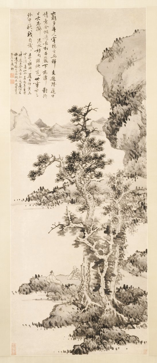 Zhi en Xus Pure Conversatie, 1643 door Lan Ying